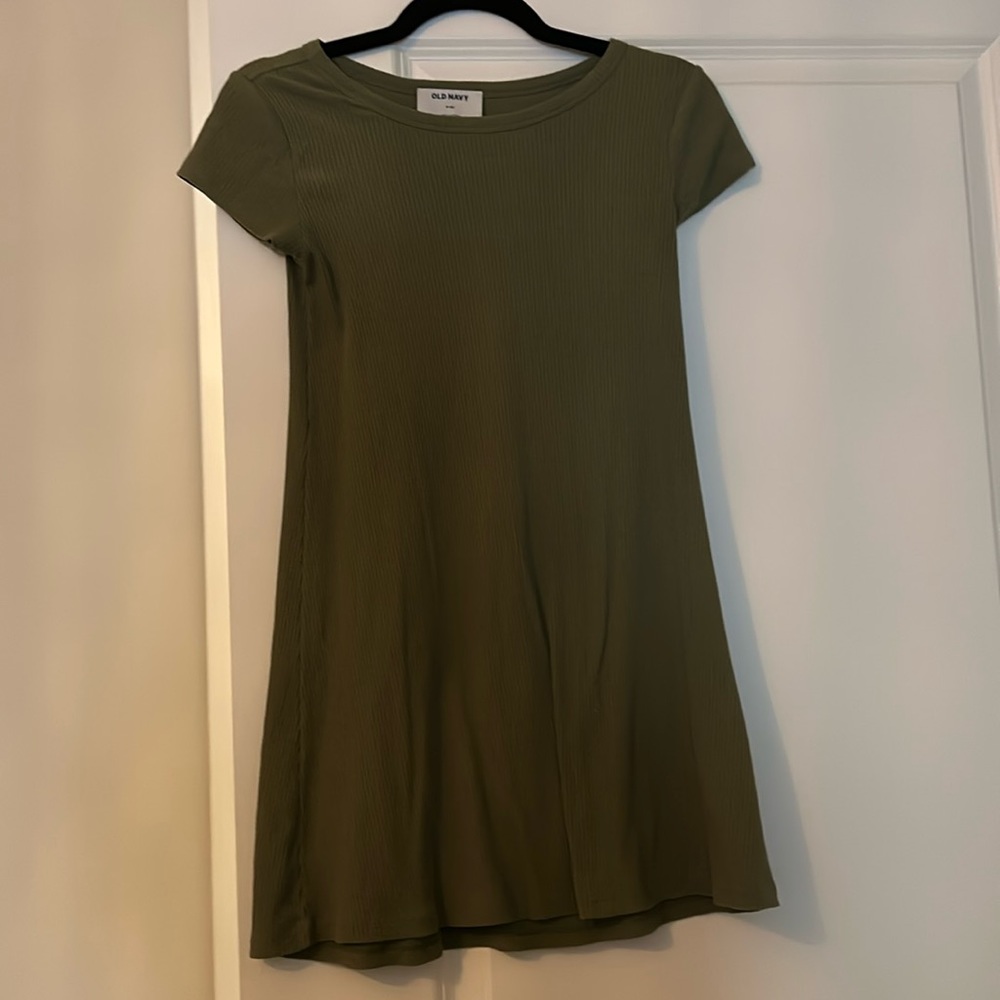 Green babydoll dress